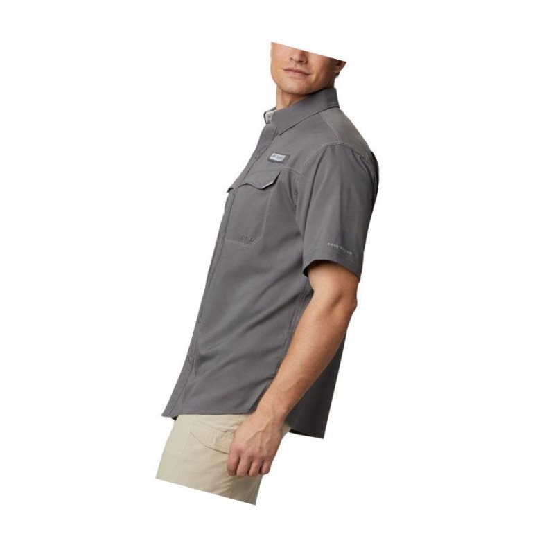 Koszule Columbia PFG Low Drag Offshore Short Sleeve Męskie Szare | 61TYWAIEB