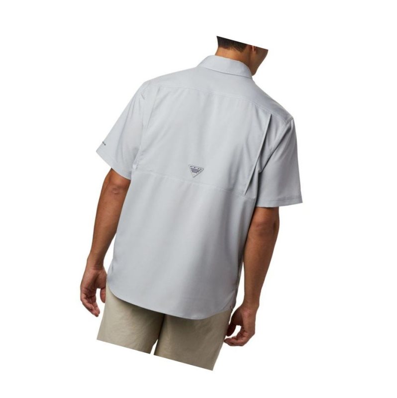 Koszule Columbia PFG Low Drag Offshore Short Sleeve Tall Męskie Szare | 21DMBISPR