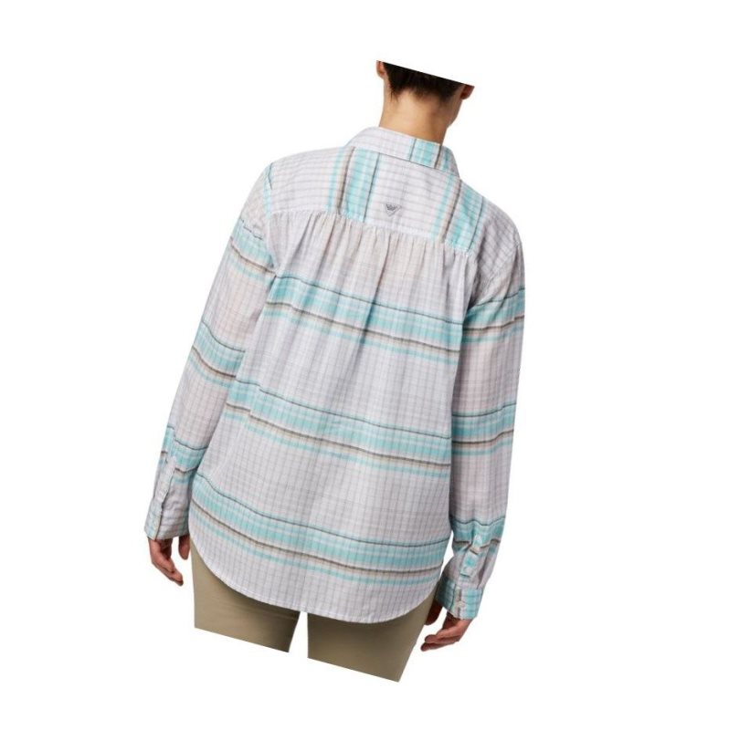 Koszule Columbia PFG Sun Drifter II Long Sleeve Damskie Kolorowe | 34YSRWQVF