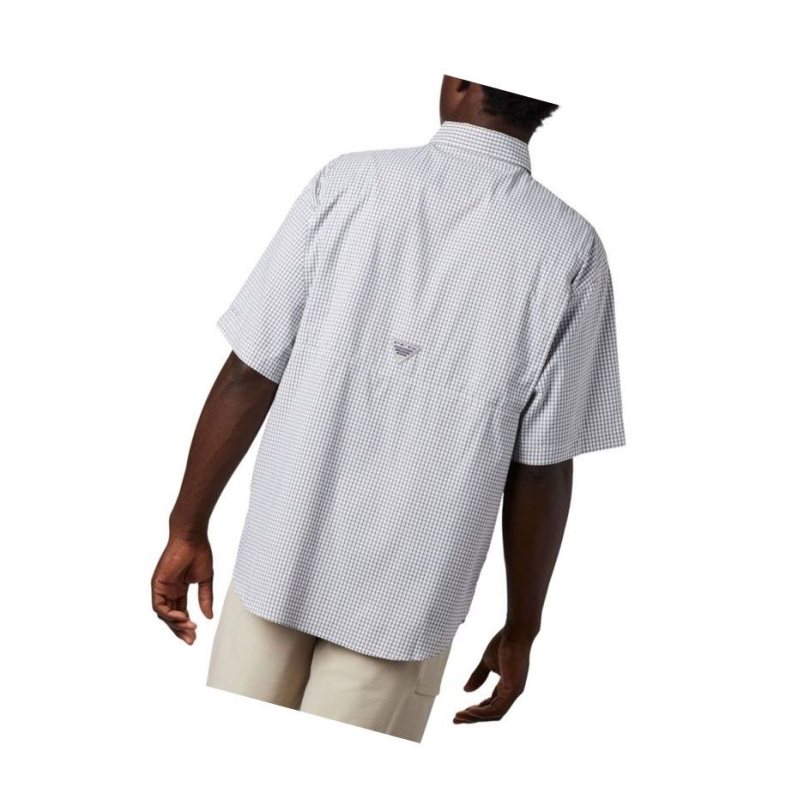 Koszule Columbia PFG Super Tamiami Short Sleeve Męskie Czarne | 21OLBTKXN