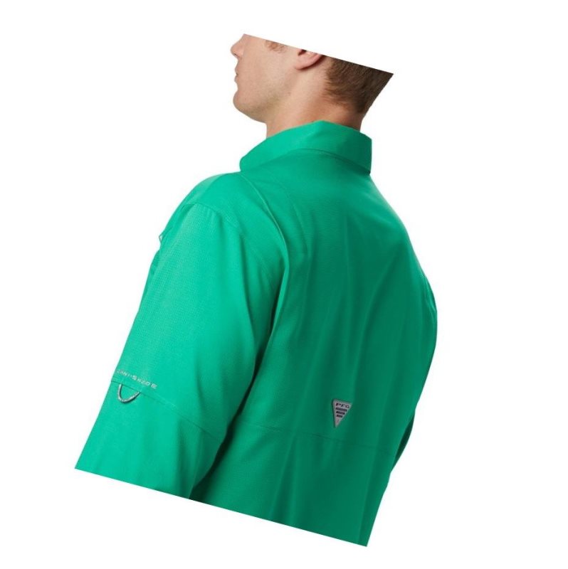 Koszule Columbia PFG Tamiami II Long Sleeve Big Męskie Głęboka Zielone | 69DSYLTIN