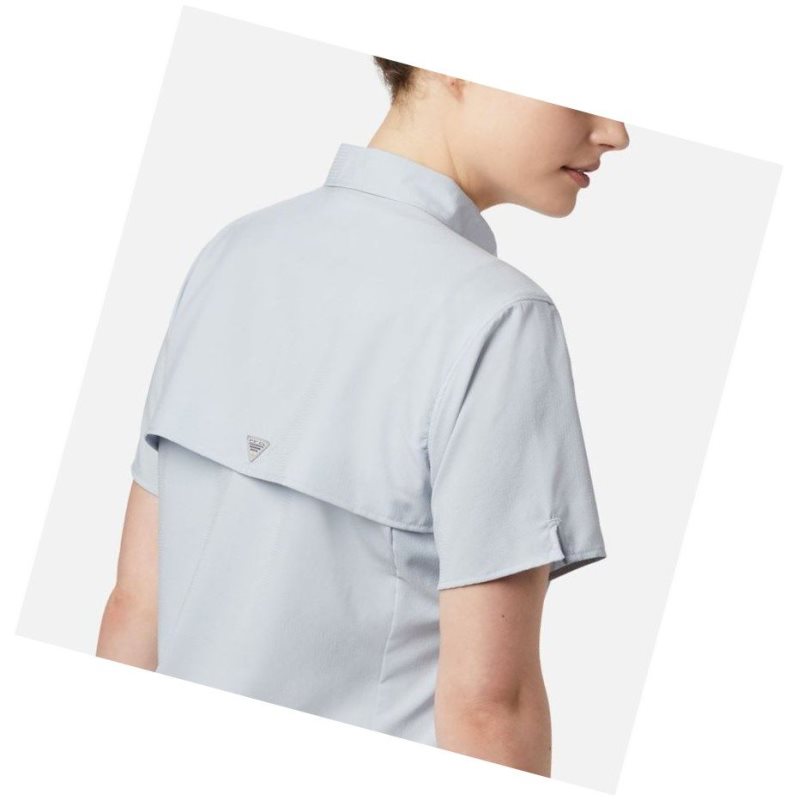 Koszule Columbia PFG Tamiami II Short Sleeve Damskie Szare | 76ZEWFVLR