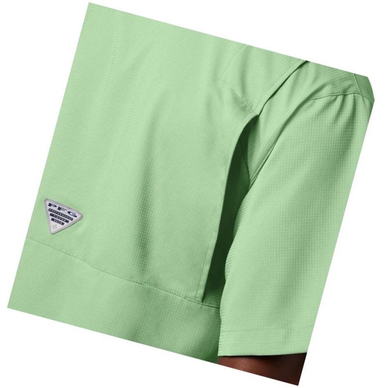 Koszule Columbia PFG Tamiami II Short Sleeve Big Męskie Zielone | 70FMERWNP