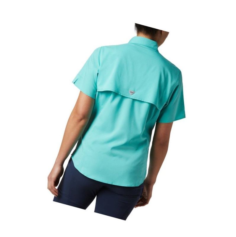 Koszule Columbia PFG Tamiami II Short Sleeve Damskie Niebieskie | 51AOSQLNI