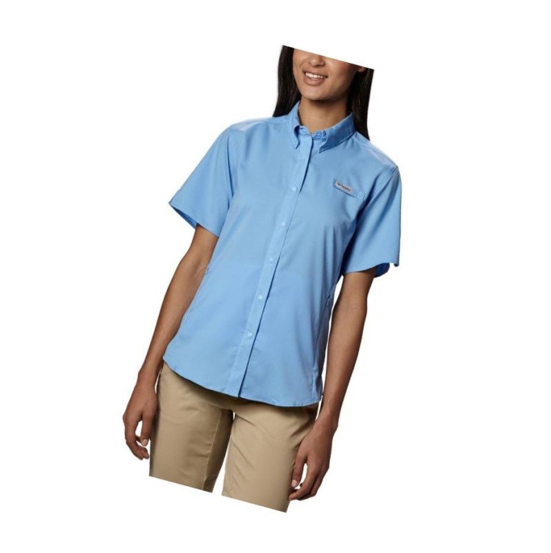 Koszule Columbia PFG Tamiami II Short Sleeve Damskie Białe | 42JTRDWZB