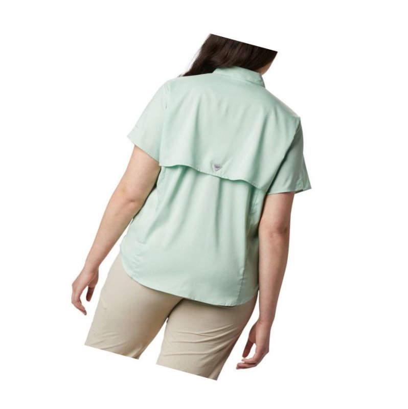 Koszule Columbia PFG Tamiami II Short Sleeve Plus Size Damskie Mięta | 98YVCXLRF