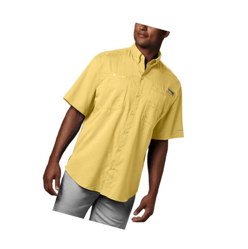 Koszule Columbia PFG Tamiami II Short Sleeve Męskie Pomarańczowe | 14QGUCYAI