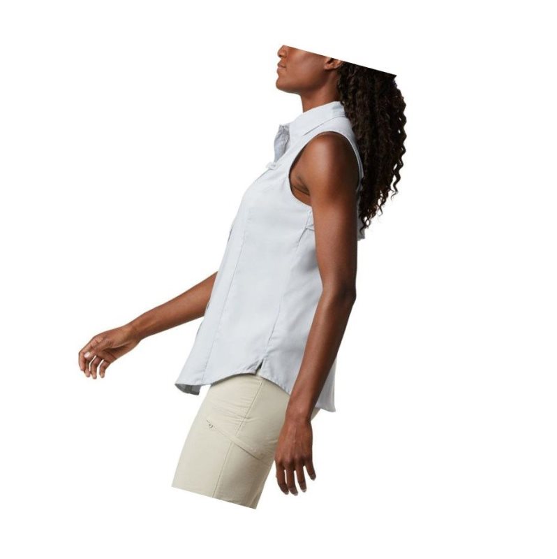 Koszule Columbia PFG Tamiami Sleeveless Damskie Szare | 92UZMJCFK