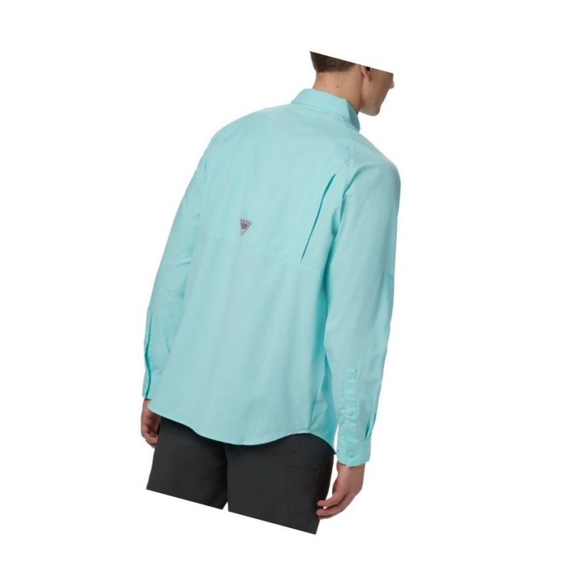 Koszule Columbia PFG Terminal Tackle Long Sleeve Woven Męskie Głęboka Niebieskie | 57DCTAIXY