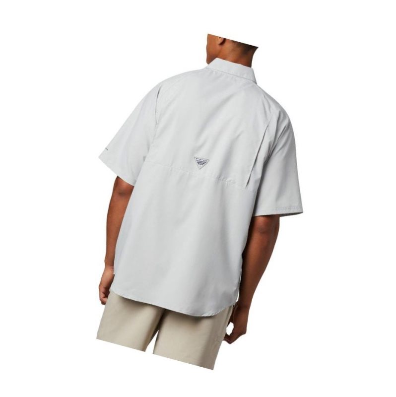 Koszule Columbia PFG Terminal Tackle Short Sleeve Woven Męskie Szare | 95LCDOVJY