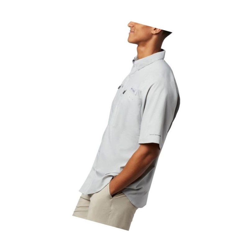 Koszule Columbia PFG Terminal Tackle Short Sleeve Woven Męskie Szare | 95LCDOVJY