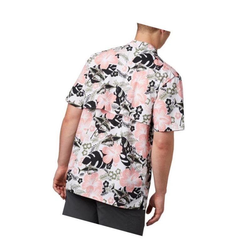 Koszule Columbia PFG Trollers Best Short Sleeve Tall Męskie Czarne | 05FOHSWPM