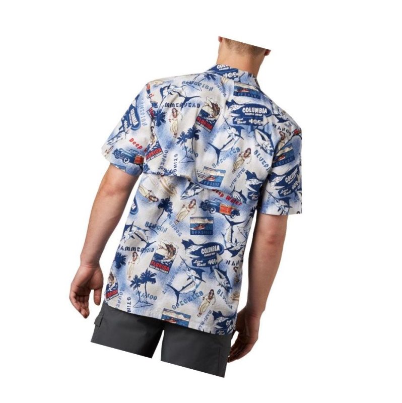 Koszule Columbia PFG Trollers Best Short Sleeve Tall Męskie Ciemny Szare | 03QMFPXJR