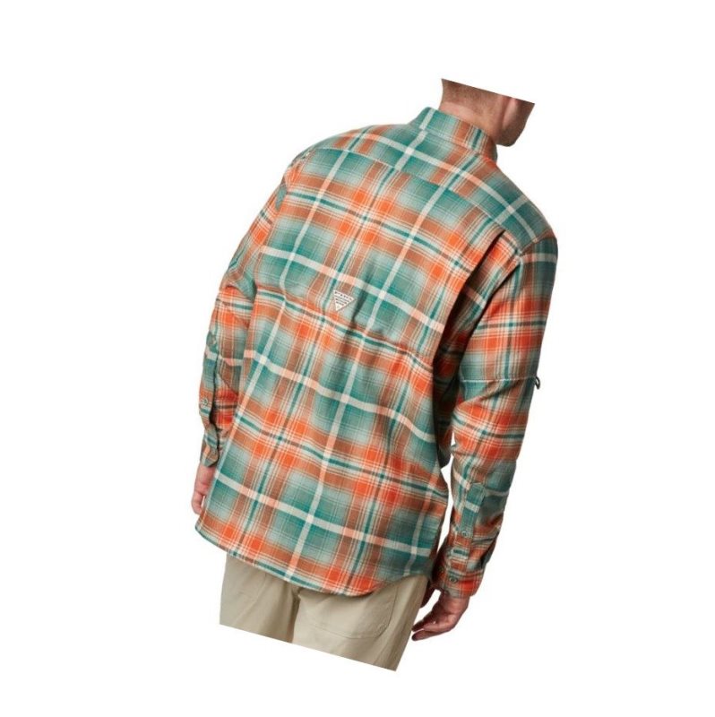 Koszule Columbia PHG Sharptail Flannel Męskie Pomarańczowe Kolorowe | 61QVCITDP