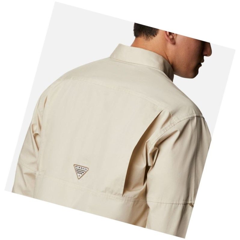 Koszule Columbia PHG Sharptail Long Sleeve Męskie Khaki | 78QBNZWPS