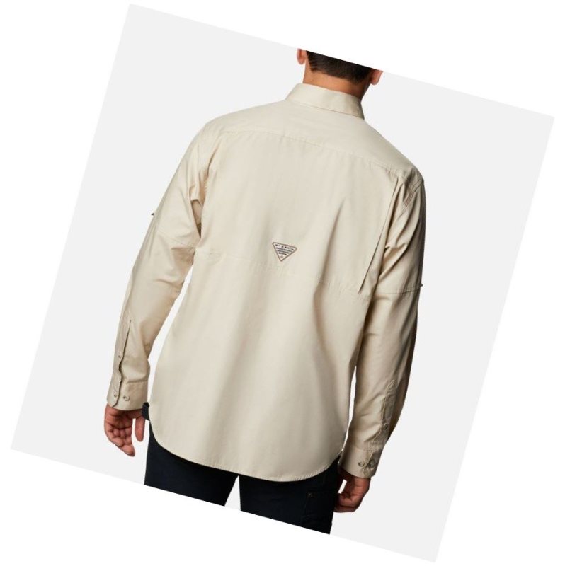 Koszule Columbia PHG Sharptail Long Sleeve Tall Męskie Khaki | 70UCNLMVW