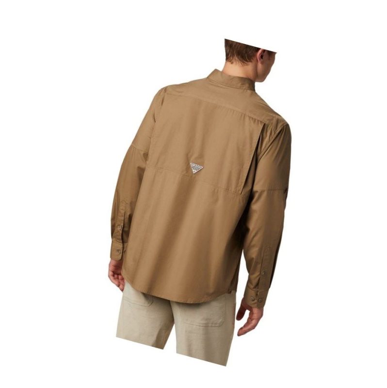 Koszule Columbia PHG Sharptail Long Sleeve Męskie Brązowe | 40XGLDPMB