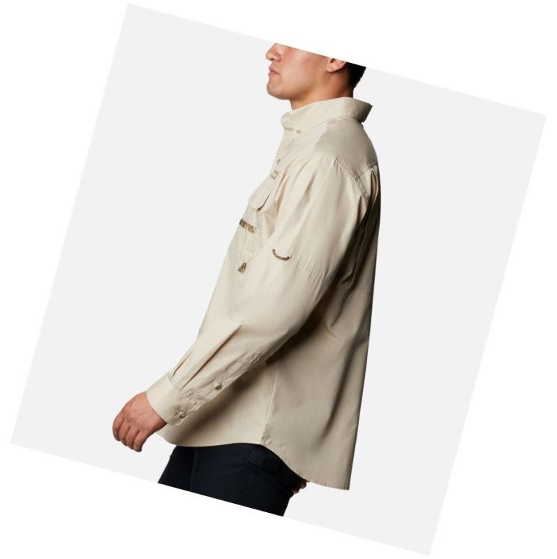 Koszule Columbia PHG Sharptail Long Sleeve Męskie Khaki | 28HRFSTZG