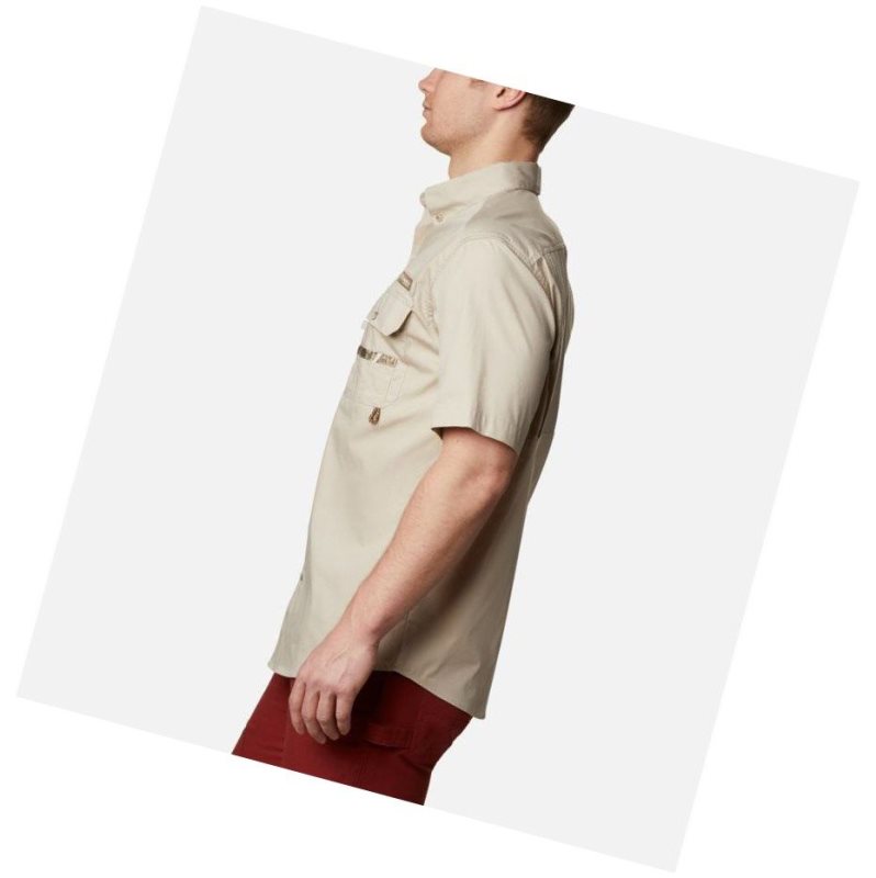 Koszule Columbia PHG Sharptail Short Sleeve Tall Męskie Khaki | 05EWRUDQG