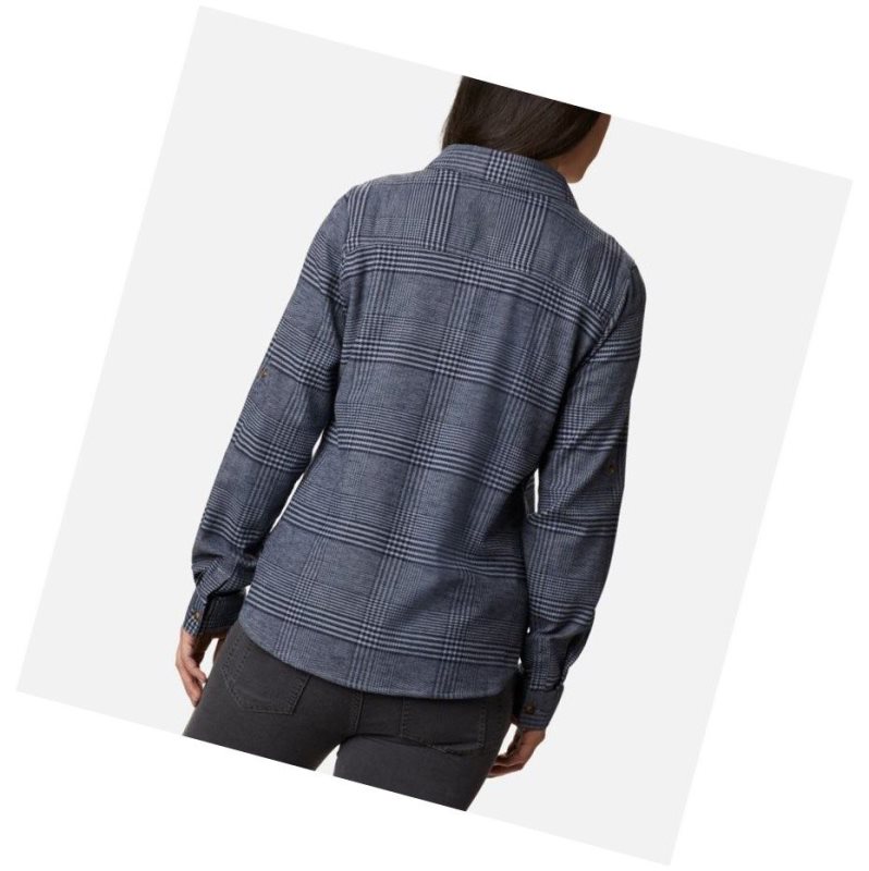 Koszule Columbia Pine Street Stretch Flannel Damskie Szare | 81FNLZTVS