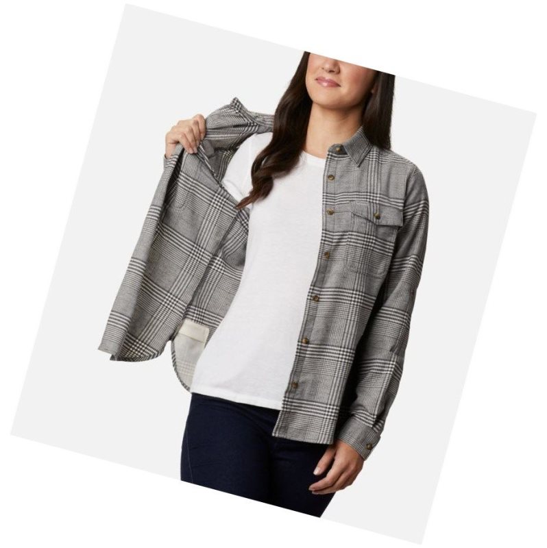 Koszule Columbia Pine Street Stretch Flannel Damskie Kremowe | 92NUXJHBO