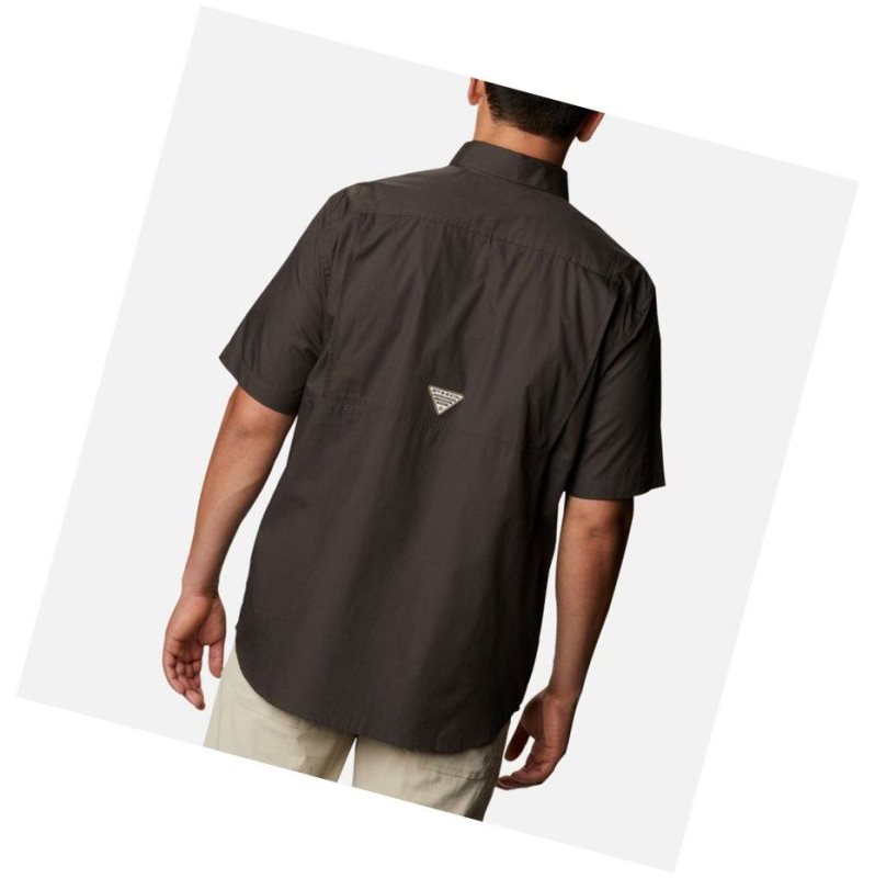 Koszule Columbia Sharptail Short Sleeve Męskie Szare | 94OULQFAK