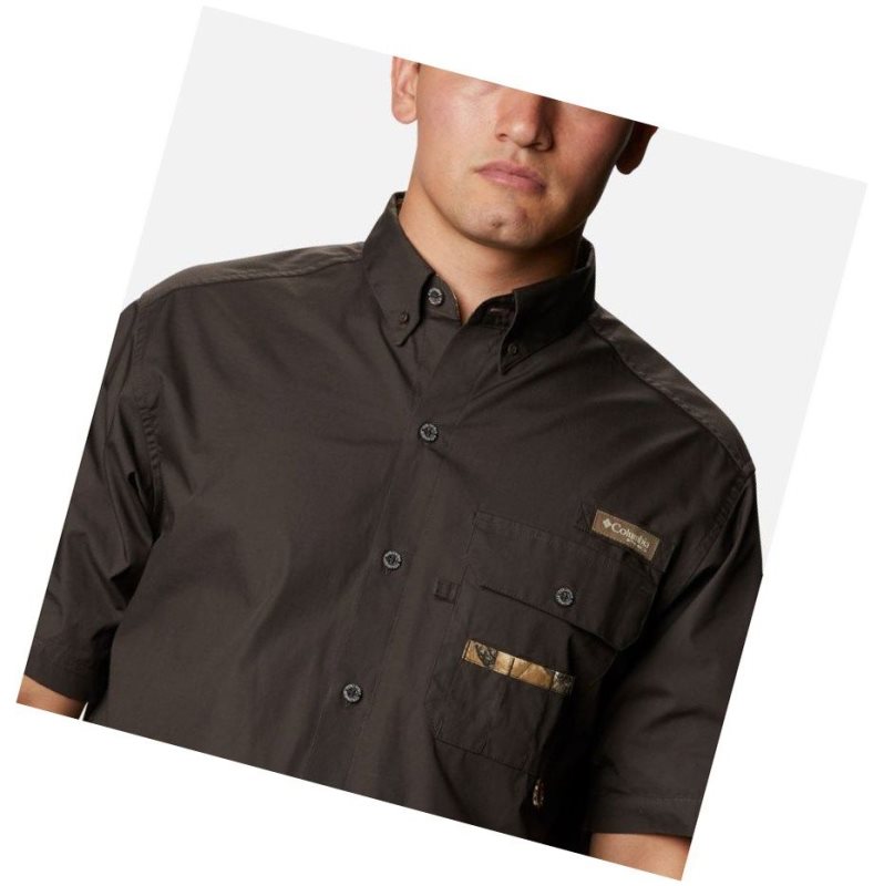 Koszule Columbia Sharptail Short Sleeve Męskie Szare | 94OULQFAK