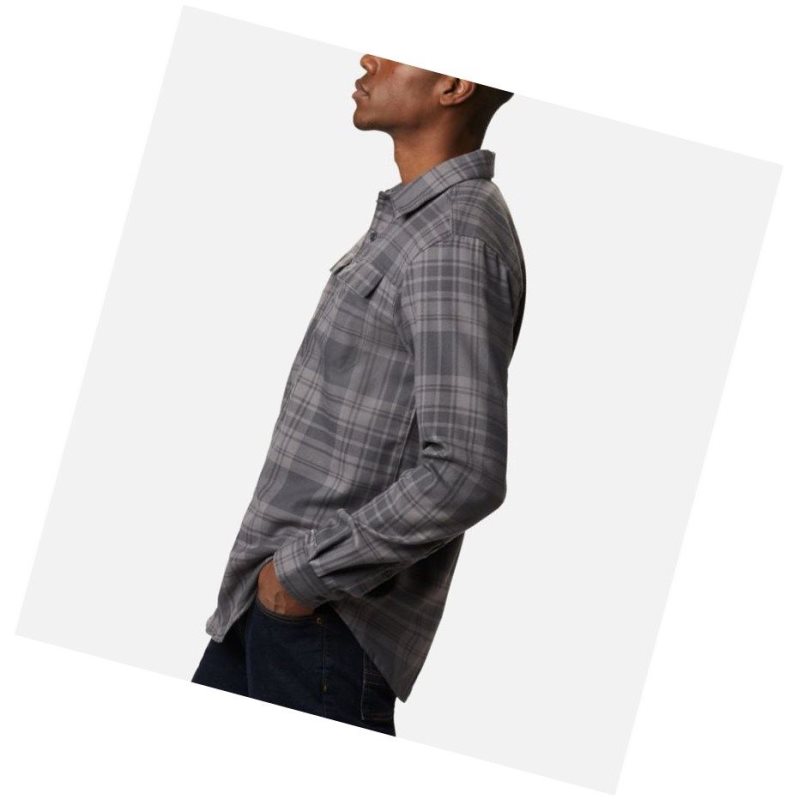 Koszule Columbia Silver Ridge 2.0 Flannel Tall Męskie Ciemny Szare | 96YNFVUCT