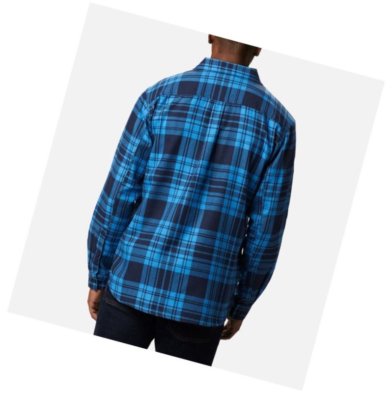 Koszule Columbia Silver Ridge 2.0 Flannel Big Męskie Granatowe | 70FITUJLH