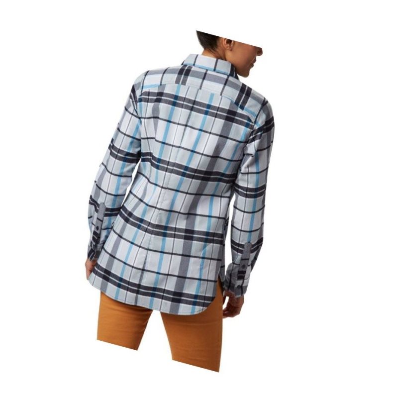 Koszule Columbia Silver Ridge 2.0 Flannel Tunic Damskie Niebieskie | 23ERATDHL