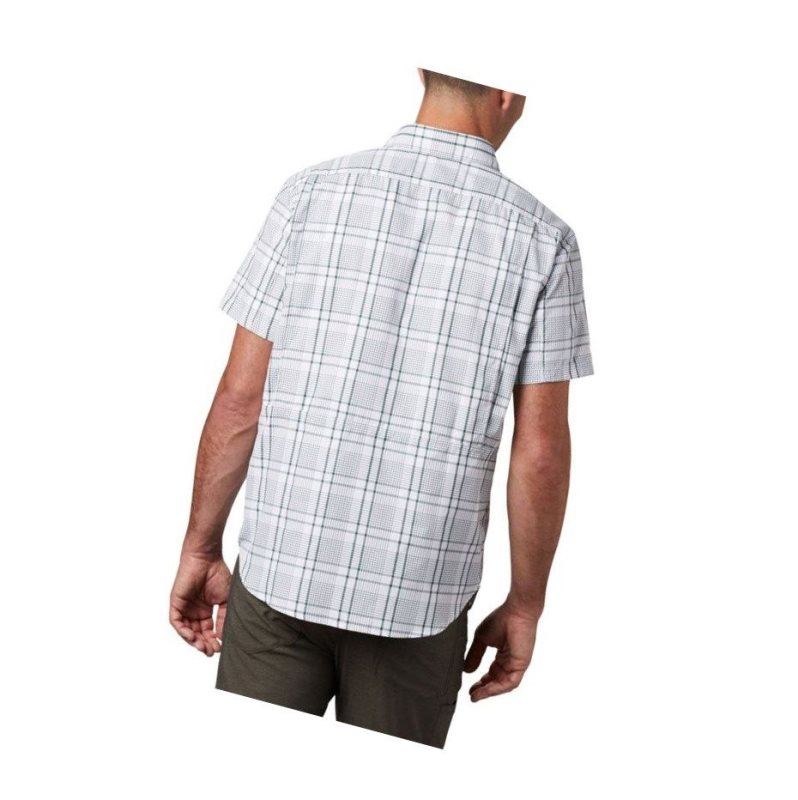 Koszule Columbia Silver Ridge 2.0 Multi Plaid Short Sleeve Męskie Zielone | 83CQJSWUZ