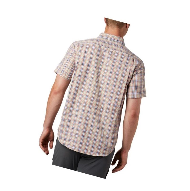 Koszule Columbia Silver Ridge 2.0 Multi Plaid Short Sleeve Męskie Ciemny Koralowe | 60JKREIGF