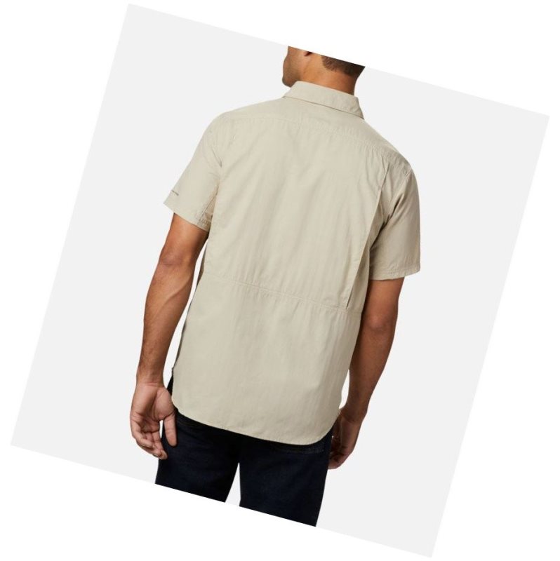 Koszule Columbia Silver Ridge 2.0 Short Sleeve Męskie Khaki | 26JATOXCR