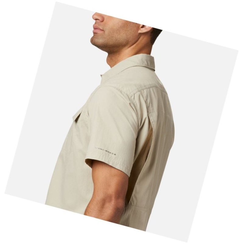 Koszule Columbia Silver Ridge 2.0 Short Sleeve Męskie Khaki | 26JATOXCR