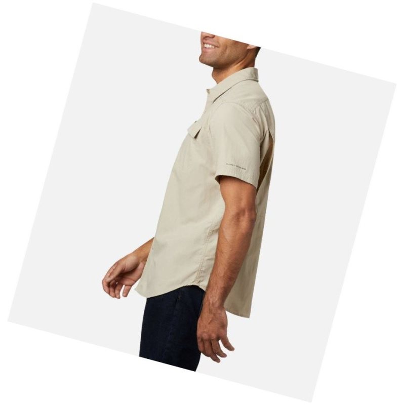 Koszule Columbia Silver Ridge 2.0 Short Sleeve Męskie Khaki | 26JATOXCR