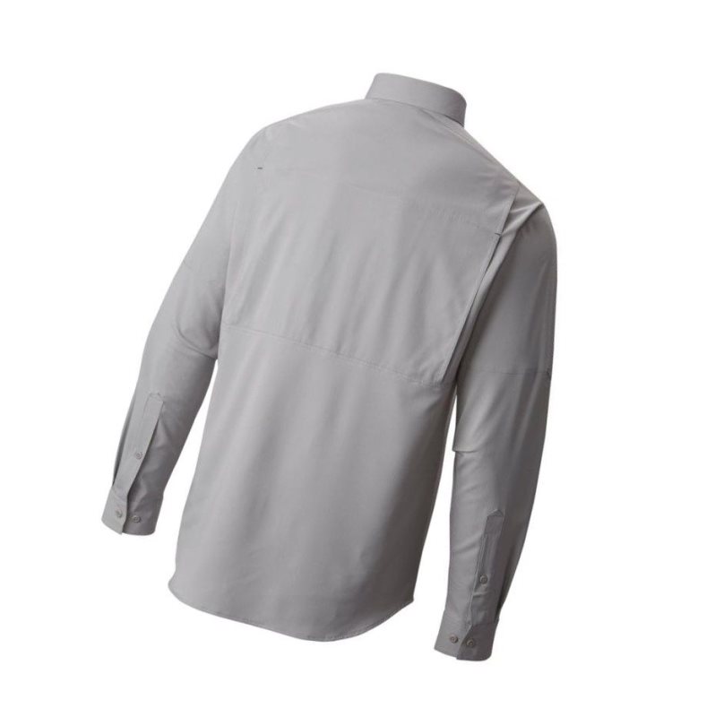 Koszule Columbia Silver Ridge Lite Long Sleeve Męskie Szare | 42ONWEKPQ