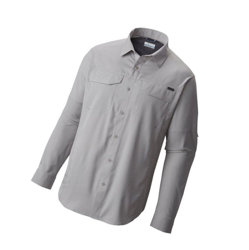 Koszule Columbia Silver Ridge Lite Long Sleeve Męskie Szare | 42ONWEKPQ