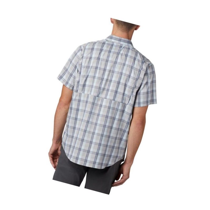 Koszule Columbia Silver Ridge Lite Plaid Short Sleeve Big Męskie Szare | 79CUVLHQF