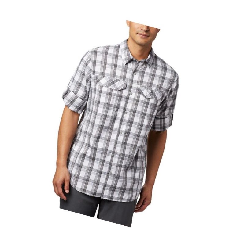 Koszule Columbia Silver Ridge Lite Plaid Long Sleeve Męskie Szare | 69LRFISQX