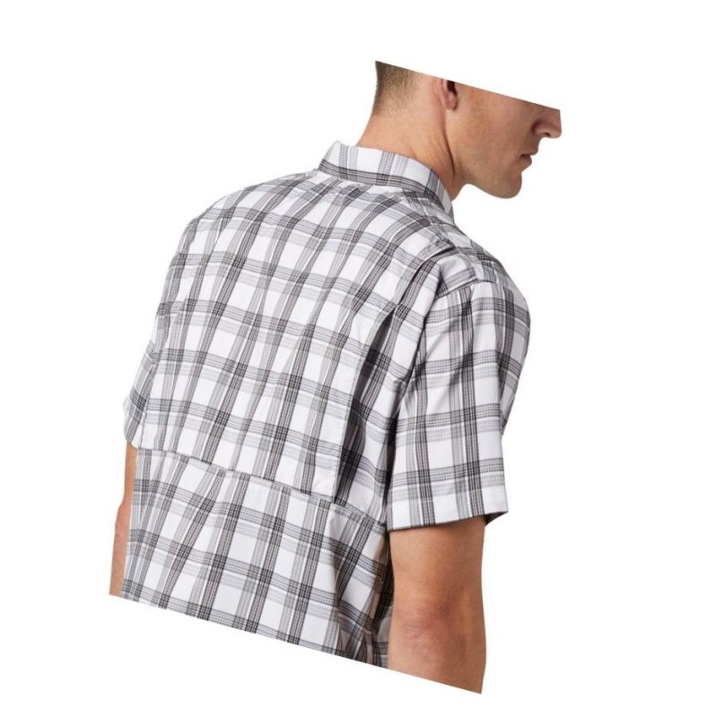 Koszule Columbia Silver Ridge Lite Plaid Short Sleeve Męskie Szare | 59UKDIMFO