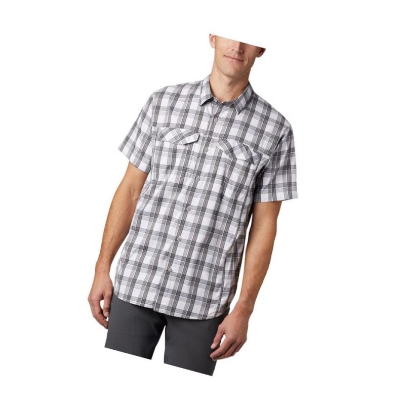 Koszule Columbia Silver Ridge Lite Plaid Short Sleeve Męskie Szare | 59UKDIMFO