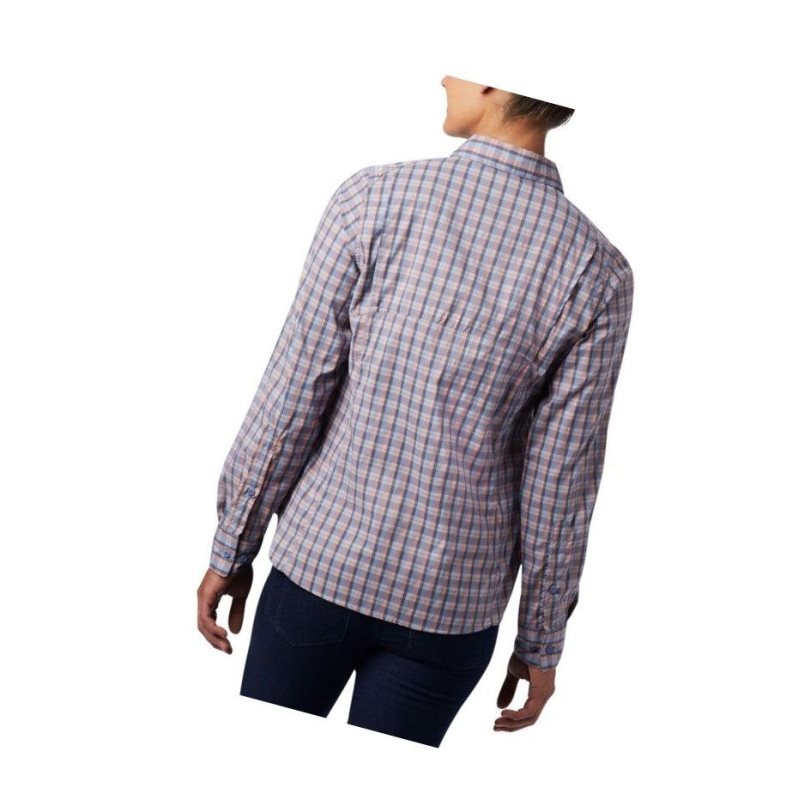 Koszule Columbia Silver Ridge Lite Plaid Long Sleeve Damskie Kolorowe | 94JGMPQOK