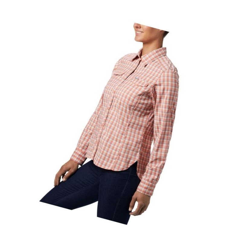 Koszule Columbia Silver Ridge Lite Plaid Long Sleeve Damskie Kolorowe | 01LMZEPVB