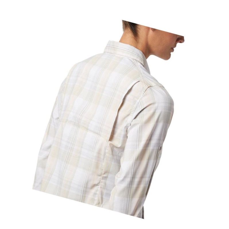 Koszule Columbia Silver Ridge Lite Plaid Long Sleeve Damskie Khaki Kolorowe | 01KVGWDRL