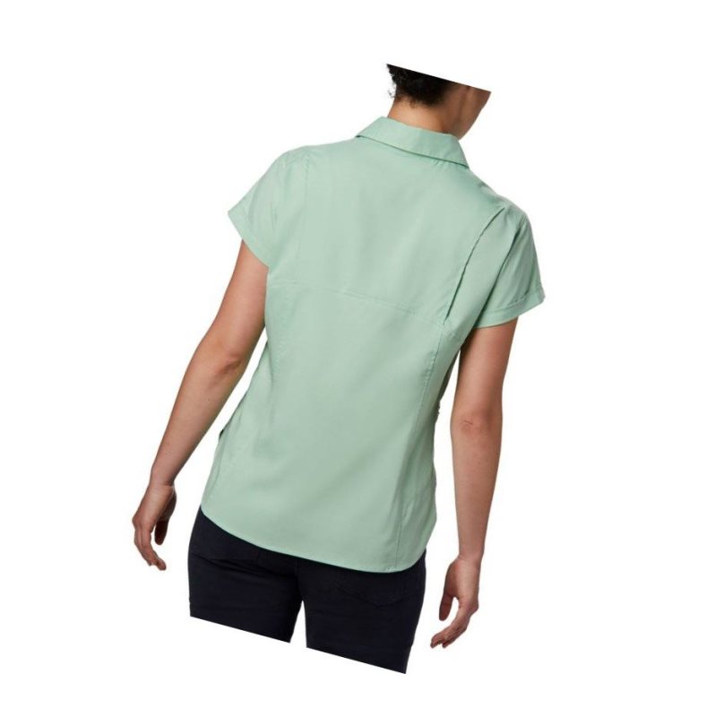 Koszule Columbia Silver Ridge Lite Short Sleeve Damskie Mięta | 41GJHQEVS