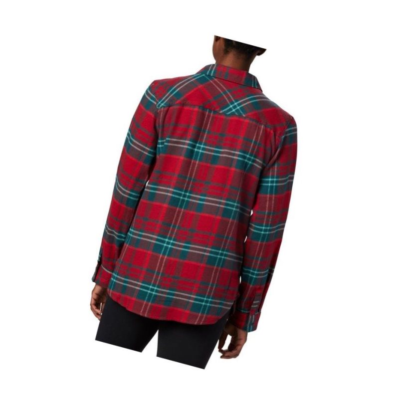 Koszule Columbia Simply Put II Flannel Damskie Ciemny Kolorowe | 74MGOFWDH