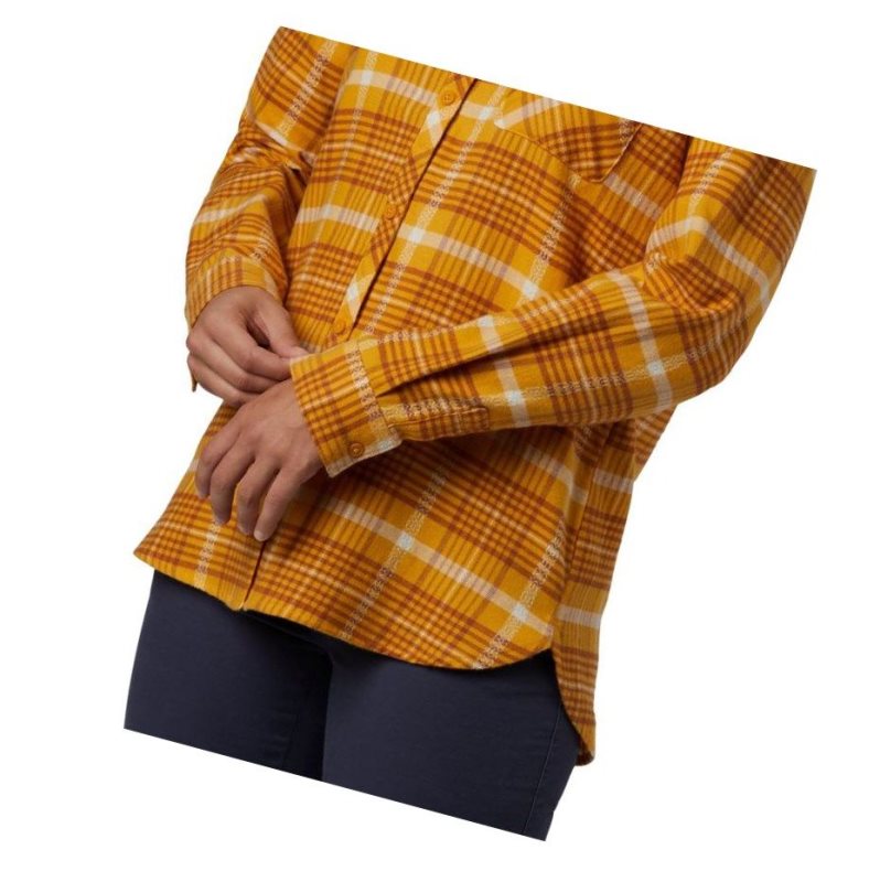 Koszule Columbia Simply Put II Flannel Damskie Pomarańczowe | 96WFMSYRL