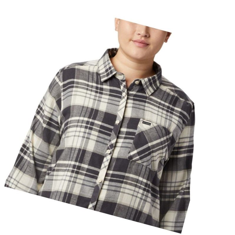 Koszule Columbia Simply Put II Flannel Plus Size Damskie Kolorowe | 02WUBMCQZ