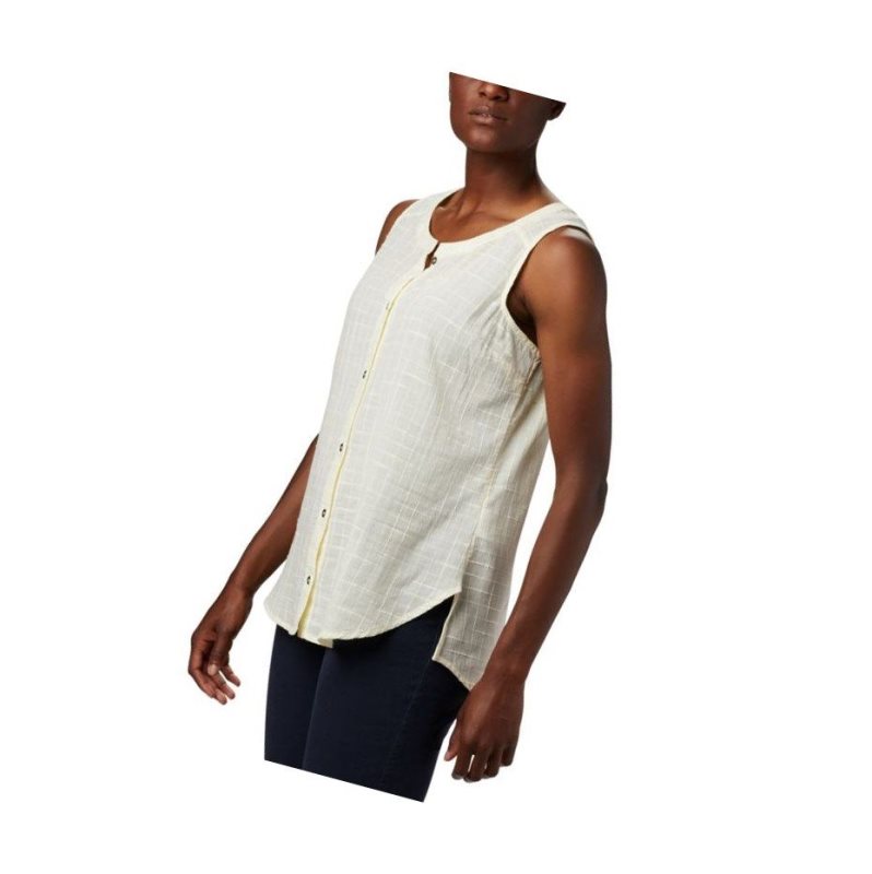 Koszule Columbia Summer Ease Sleeveless Damskie Żółte | 80JNYVWGQ