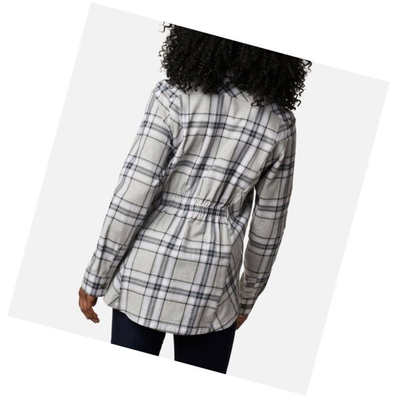 Koszule Columbia Sunday Summit Plaid Tunic Damskie Ciemny Szare | 60YHOILJW